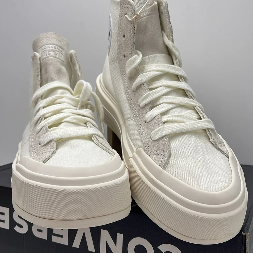 Converse WMNS CTAS CRUISE HI EGRET/EGRET/EGRET A04688C Platforms Sneakers